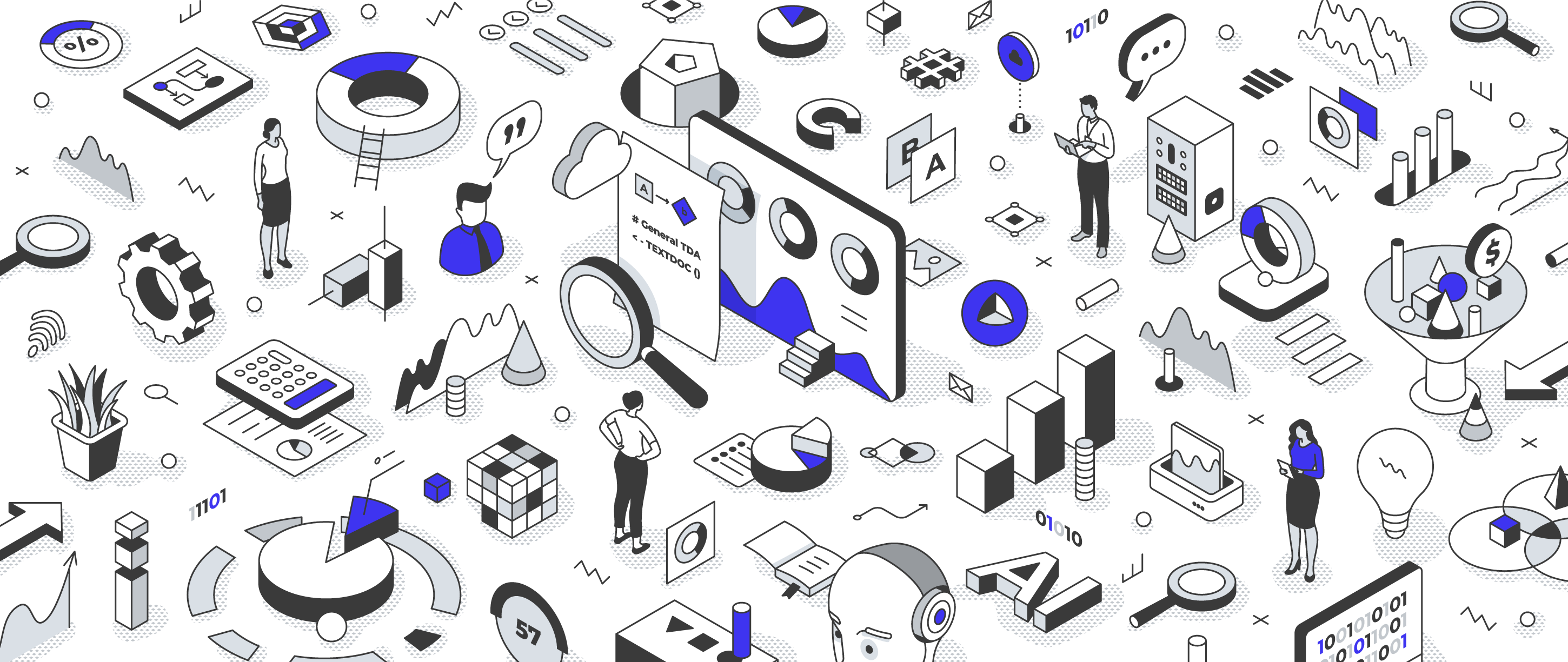 Analytics-Company-Isometric-Illustration